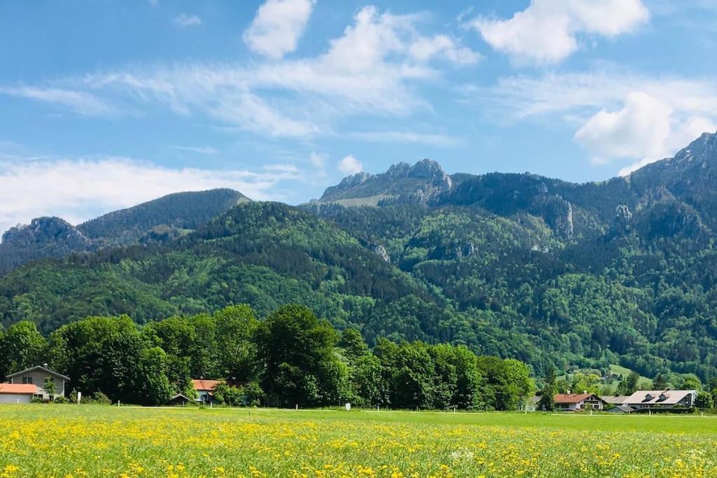 Kampenzeit Loft Mit Traumhaftem Panoramablick Daire Aschau im Chiemgau Dış mekan fotoğraf